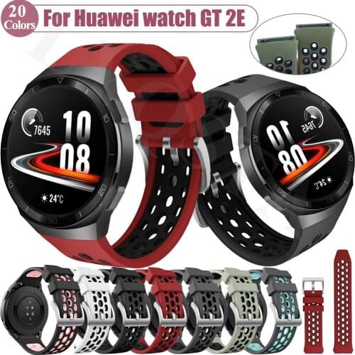 Official Silicone Watchband For HUAWEI WATCH GT 2e Wrist Strap Band 22MM For GT2E Smartwatch Bracelet WristBand Correa ремешок
