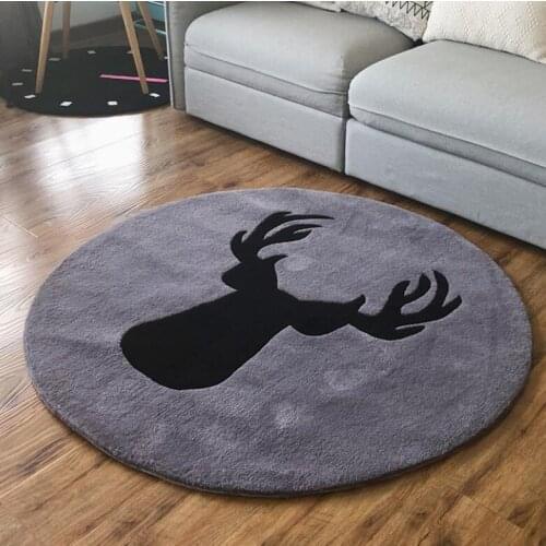Acrylic 16mm Super Thick Elk Carpets for Living Room Rug Hallway Study Bedroom Decoration Carpet Room Computer Chair Mat Rugs
