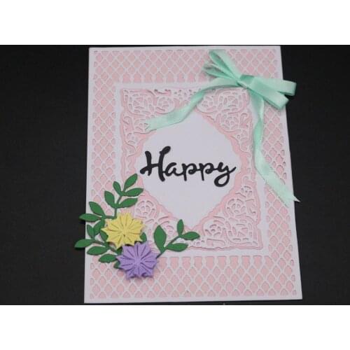 ZhuoAng Texture greeting card Cutting/DIY Paper Card Craft Embossing Die Cut DIY scrapbooking Die cutting machine