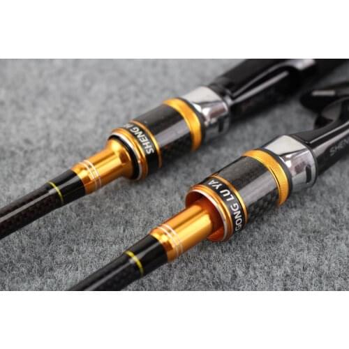 2.1 meters M/ MH two tips lure rod Striped bass Culter rod high-carbon rod casting handle and spining handle grip lightning rod