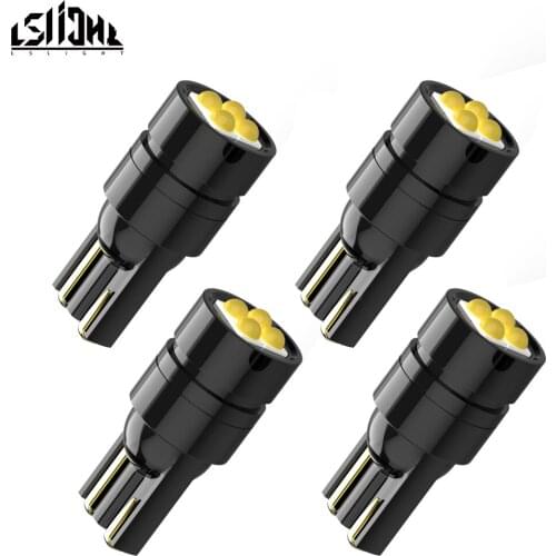4PCS T10 W5W LED супер яркие 194 168 Light Bulbs 6000K White 3030SMD 3D Shine for Auto Car Interior Reading Dome Clearance Lamp
