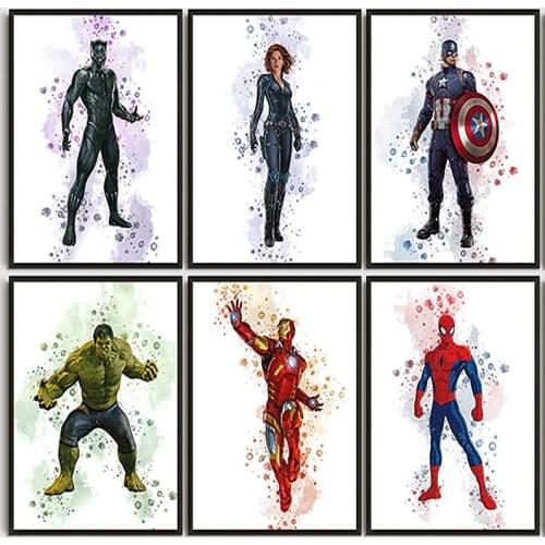 DIY 5D Full Square Diamond Painting Marvel Super Hero Guardians of The Galaxy Diamond Embroidery Rhinestones Home Decoration