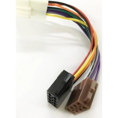 Biurlink 2019 Car Radio ISO Lead Plug Harness Adapter Wiring Cable for Nissan Tiida X-Trail for Subaru