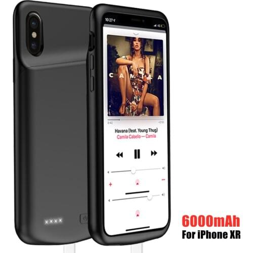 NTSPACE Battery Charger Cases For iPhone XS Max Battery Case 6000mAh External Phone Charging Cover For iPhone XR Powerbank Case