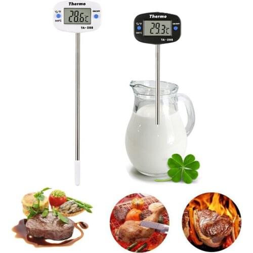 Digital Kitchen Themometer For Meat Water Coffee Milk Food Probe BBQ Electronic Oven Thermometer Cooking Kitchen Tools