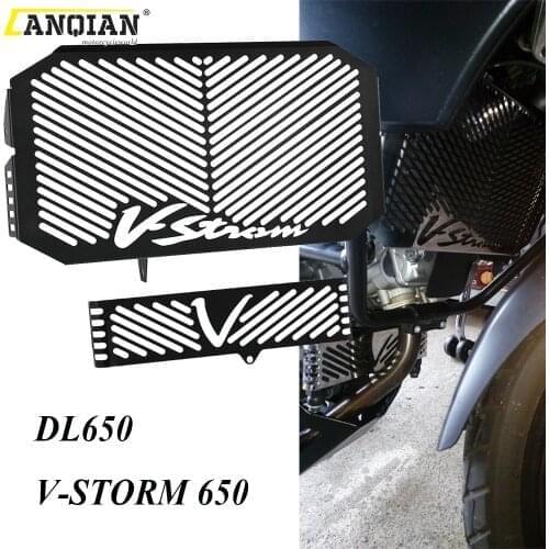 For Suzuki DL V-STORM VSTORM 650 DL650 2004 2005 2006 2007 2008 2009 2010 2011 Motorcycle Radiator Grille Guard Cover Protector
