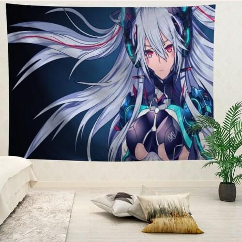 Hot Sale Custom High Quality Sexy Anime Girl Wall Hanging HD Landscape 3D Printing Digital Printing Home Decoration Tapestry