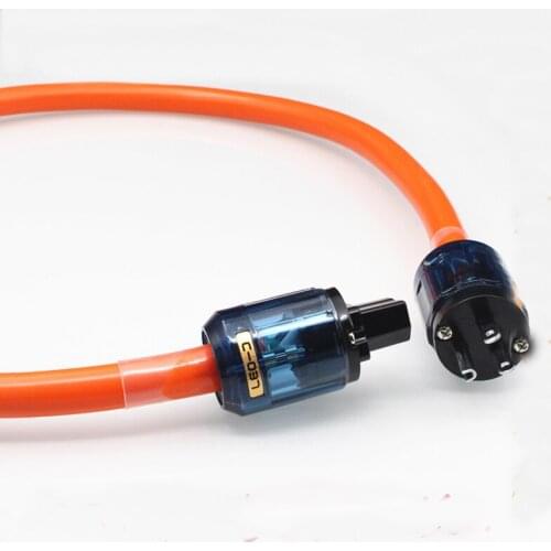 Hi-End Hifi Audio Power Cable Power Cord cable with P-037E C--037 EU Plug AC cable line hifi audio amp cable
