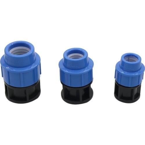 DN20 DN25 DN32 PE End Plug Connectors Garden Irrigation System Waterstop Connectors Pipe Connection Quick Adapters 1 Pc