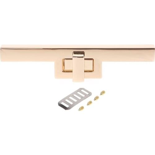 New Metal Clasp Turn Locks Twist Lock for DIY Handbag Craft Bag Purse Hardware