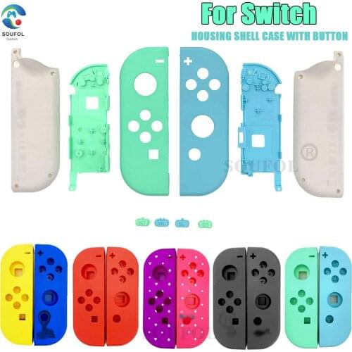 New for Nintend Switch JoyCon Replacement Housing Shell for NS Joy Con Cover for Switch Controller Case With Button Dropshipping