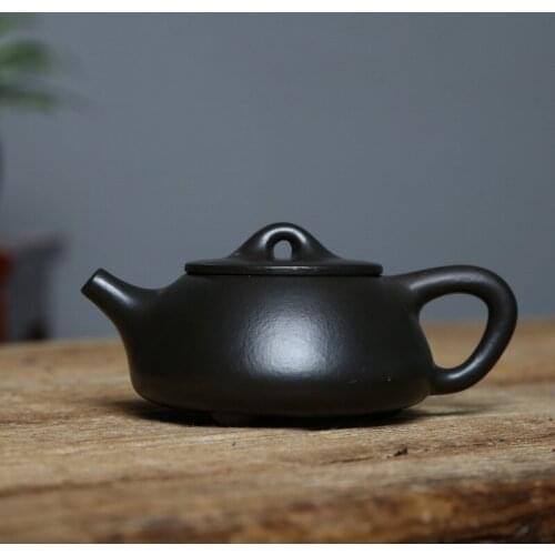 Recommended yixing masters hand in ore of chlorite JingZhou stone gourd ladle 230 cc teapot craft system