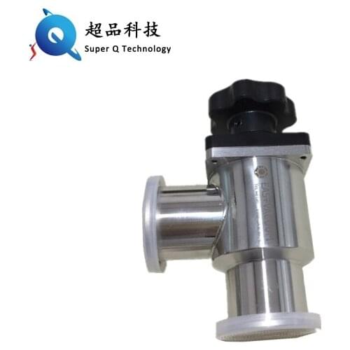 Free Shipping Bellow Sealed KF25 Manual Vacuum Angle Valve