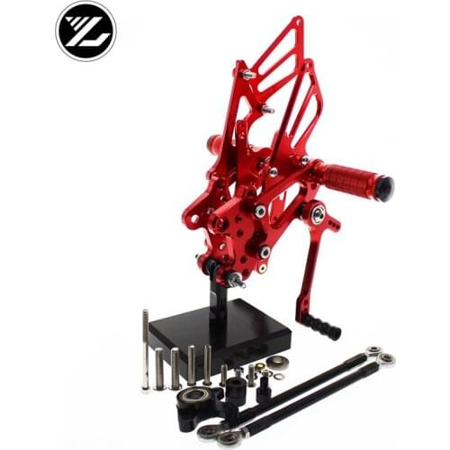 CNC Verstelbare Rearsets Achter Set Motorfiets Footrest Moto Pedaal pedal For Honda CBR1000RR CBR 1000RR 2004 2005 2006 2007