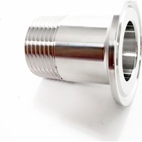 1/2" BSPT Male x 0.75" Tri Clamp SUS 304 Stainless Steel Sanitary Coupler Fitting Homebrew Beer