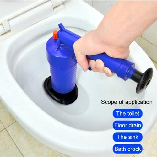 Toilet Dredge Sewer Household Artifact WC Pipeline Blockage Tool Suction High Pressure Pneumatic One Shot