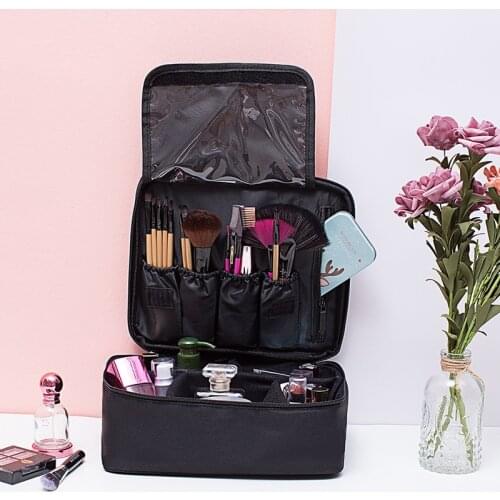 Waterproof Korea Travel Cosmetic Bag Packing Organizers Portable Large Capacity Make Up Bags Toiletries Pouch travel accessories