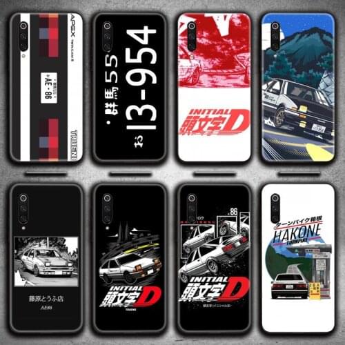 Japan Classic Comic Initial D JDM AE86 Phone Case for Xiaomi Mi Note 10 Lite Mi 9T Pro xiaomi 10 CC9 9SE