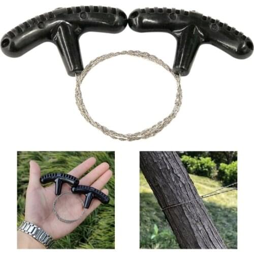 1Pcs Safety Survival Wire Stainless Steel Outdoor Camp Hike Hunt Fish Hand Fret Saw Kit Climbing Cut Emergency Gear