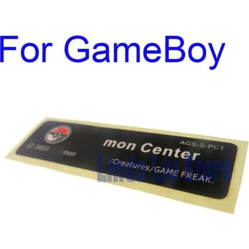 1pc Universal battery cover back sticker For Gameboy GBA GBC GBP GBA SP Label Stickers Custom Design For GBA Console Back Tag