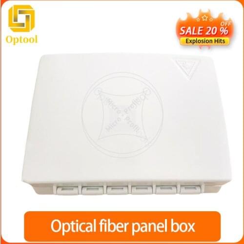 10pcs/lot 4-port FTTH fiber panel fiber optic terminal junction box 86 information panels 86 Desktop Box