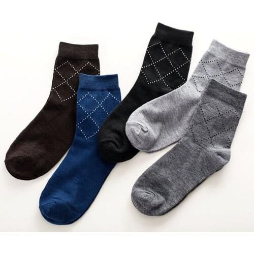 5pairs Men Cotton Socks Long Breathable Socks Casual socks Autumn Winter Style Male Sock Meias Men Business socks