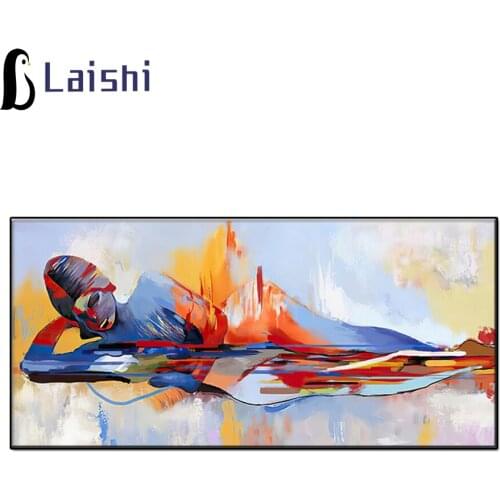 5D Diy Abstract graffiti body art round diamond painting cross stitch mosaic diamond embroidery home decoration new year gift