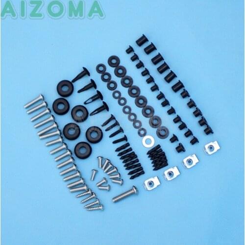 86 Pieces Motorcycle Full Bodywork Fairing Fixation Set For Suzuki GSXR 1000 GSX-R1000 2007 2008 Complete Body Bolts Screws Kit
