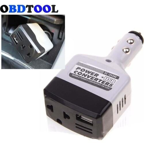 New Car Convertisseur DC 12V To AC 220V Auto Car Power Converter Inverter Adapter Charger with USB Charge for Auto Home Travel