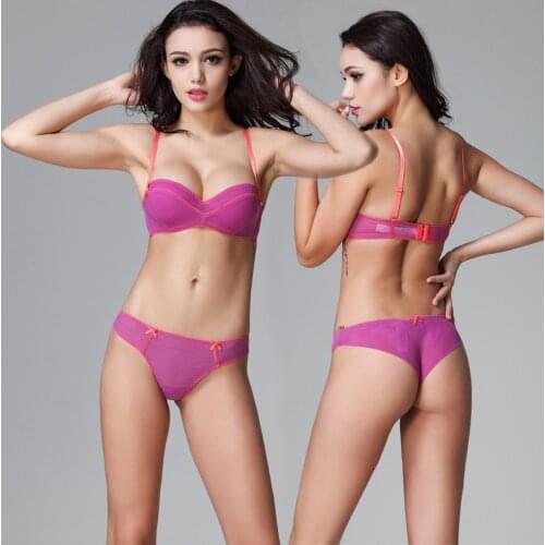 Sexy thin thick cup push up bra gauze breathable cup cotton lining sweat absorbing cup underwear female bra