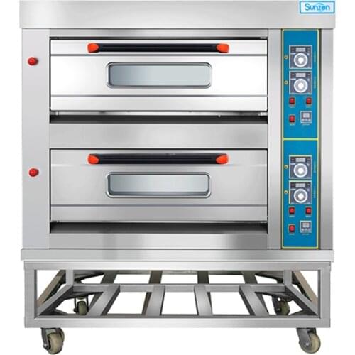 Electric Mini Pizza Oven 4 Trays Commercial Bakery Machines Industrial Bread Baking Oven Bread Making Machine