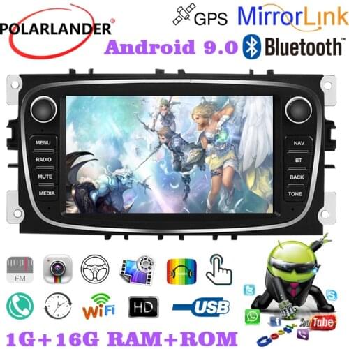F7800B Dual USB GPS TFT For Ford/Focus/S-Max/Mondeo 9/GalaxyC-Max 2 Din Capacitive Touch Screen Dual-ingot Android MP5 7 Inch