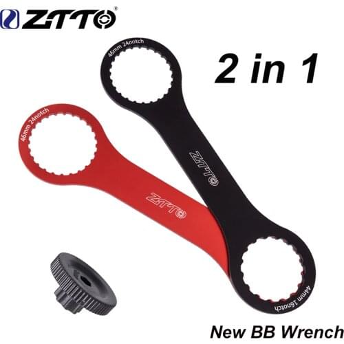 ZTTO Bottom Bracket Wrench DUB Tool for BB91 BB109 BB86 BB30sh PF30SH Bottom Bracket BB51 BB71 BB Tool Black Red Aluminium Alloy