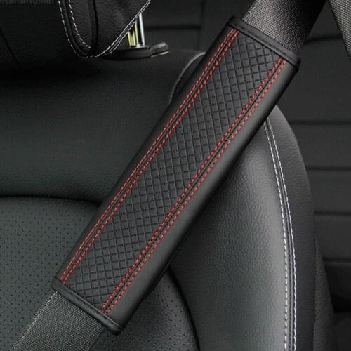 PU Leather Safety Belt Shoulder Cover for Mazda CX-5 CX-7 CX-3 CX-9 mazda2 3 6 ATENZA Axela Infiniti Q50L QX50 QX60