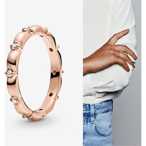 MDNEN Rings With Cubic Zirkonia For Women