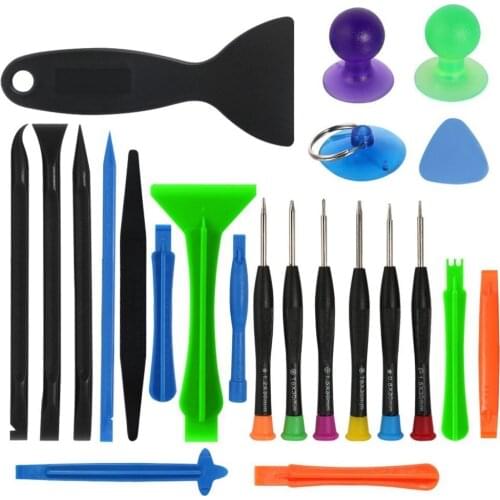 23 in 1 Mobile Phone Repair Tools Kit Spudger Pry Opening Tool Screwdriver Set for iPhone iPad Samsung Cell Phone Hand Tools Set