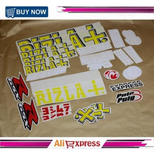 Motorcycle RIZLA Stickers For Suzuki GSXR750 GSXR600 GSXR 750 600 GSX-R Fairing Front Side Tail Decals Emblems Accessory NEW