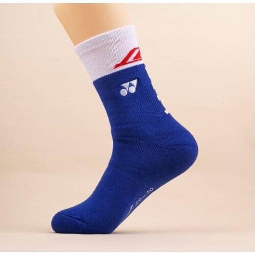 3 Pairs Badminton socks men thick wear-resistant cotton towel bottom sweat-absorbent non-slip running sports high socks male new