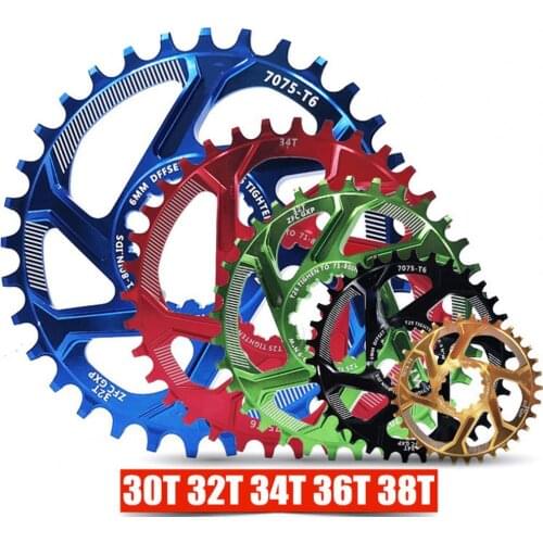 Mountain Bike 30/32/34/36T Chainring Chainwheel Offset 6mm for GXP XX1 X0 X9 Chainwheel Offset