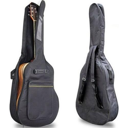 Hot Acoustic Guitar Double Straps Padded Guitar Soft Case Big Bag Backpack 40''\41