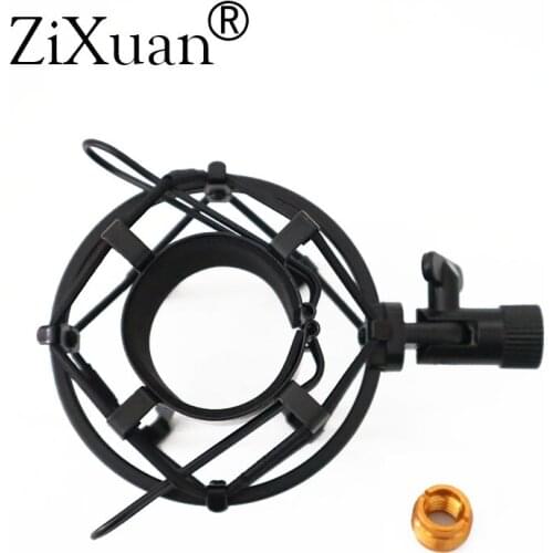 2pcs Universal Professional Condenser Microphone Mic Shock Mount Holder Studio Recording Bracket For Large Diaphram Mic Clip