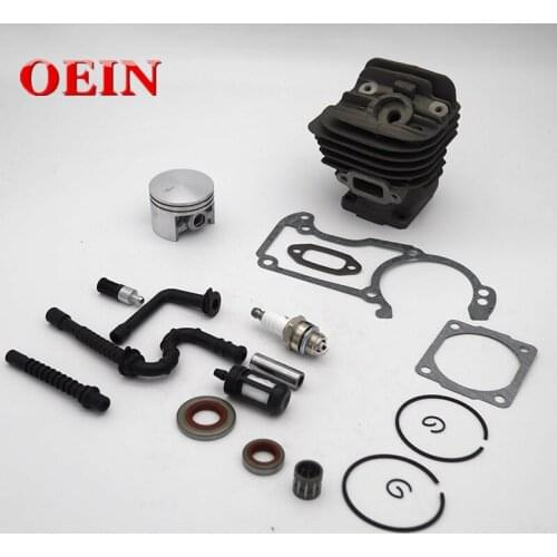 44.7mm Cylinder Piston Oil Seal Fuel Hose Filter Gaskets Kit Fit For Stihl 026 026PRO MS260 Garden Chainsaw Top End Parts