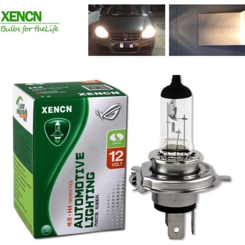 XENCN H4 P43t 12V 100/90W 3200K Clear Series Offroad Standard Bright Car Head Light Halogen Bulb Brand Auto Lamps Free Shipping