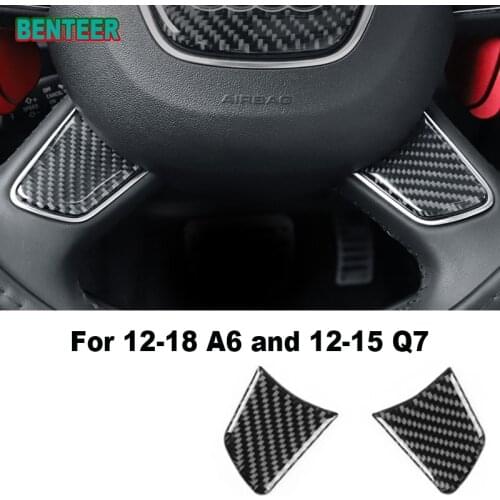 Car Car steering wheel Car interior Sticker For Audi A1 A3 A4 A5 A6 A7 Q3 Q5 Q7