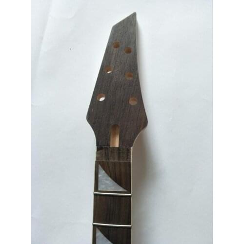 One piece of unfinished electric guitar parts guitar neck DIY