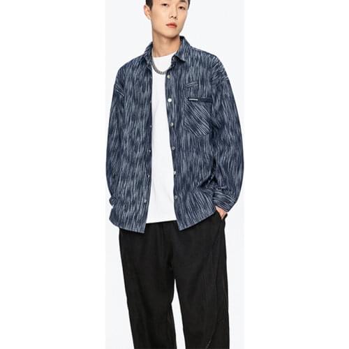 Cotton Long Sleeve Shirt Men 2021 Spring Summer Badge Military Mens Shirts Casual Slim Fit Casual Shirts Homme Plus Size S-5XL