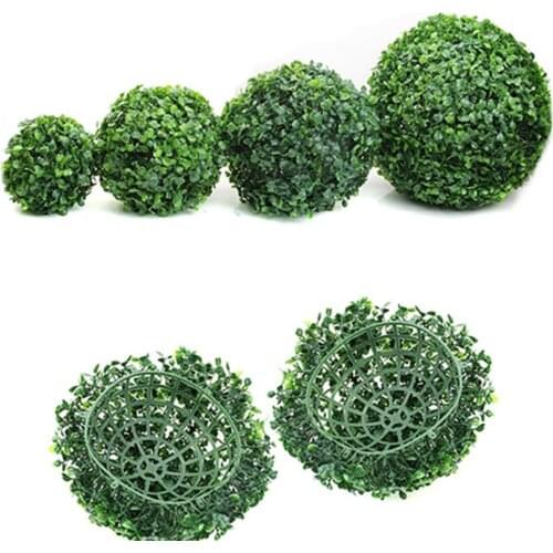 Artificial Fake Plastic Plant Ball Topiary Tree Boxwood Home Outdoor Wedding Party Home Garden Decoration Accessories Wholesale
