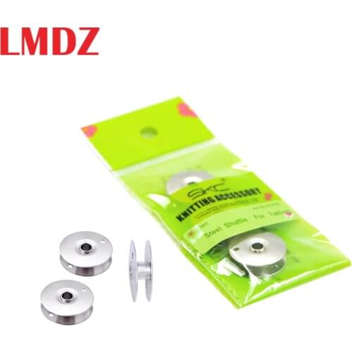 LMDZ 3Pcs/set Round Steel Shuttle For Tatting Hand Lace Making Craft For Sewing Knitting Accessories Lace Making DIY Craft Tools