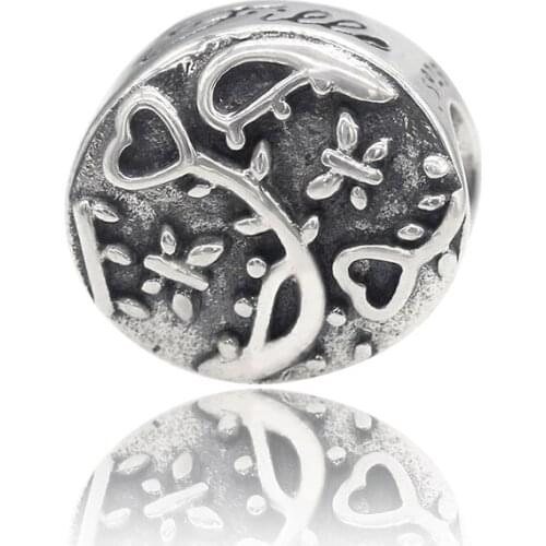 Summer Collection 925 Sterling Silver Oval Garden Butterflies Flower Charm Fit Pandora Bracelets Bangle Jewelry Making