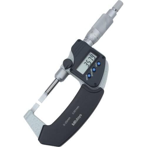 Mitutoyo 422-260-30 BLM-25MX/.4T 422-261-30 BLM-50MX Range 0-25mm/25-50mm Non-Rotating Spindle Blade Micrometers